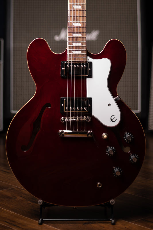 Epiphone Noel Gallagher Riviera Electric Guitar - Dark Wine Red