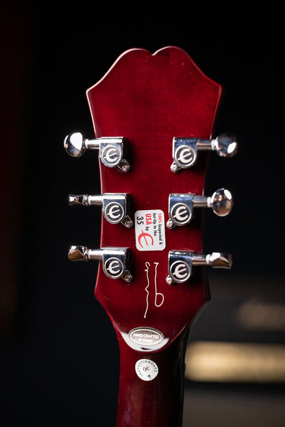 Epiphone Noel Gallagher Riviera Electric Guitar - Dark Wine Red