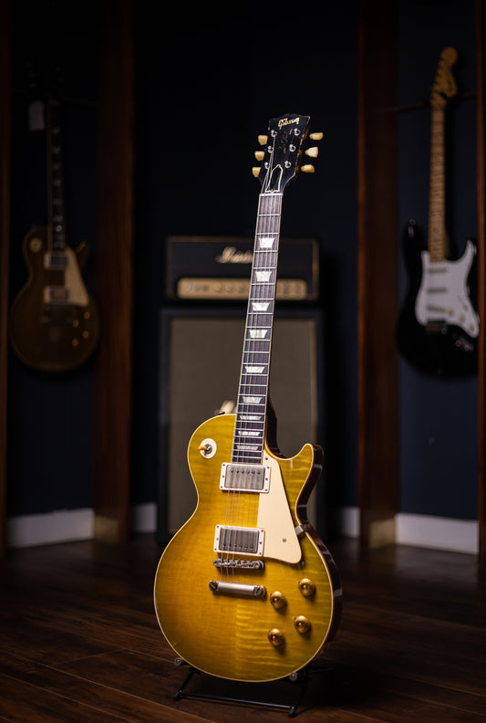 Gibson Custom Shop Murphy Lab 1959 Les Paul Standard Reissue Heavy Aged Electric Guitar - Green Lemon Fade