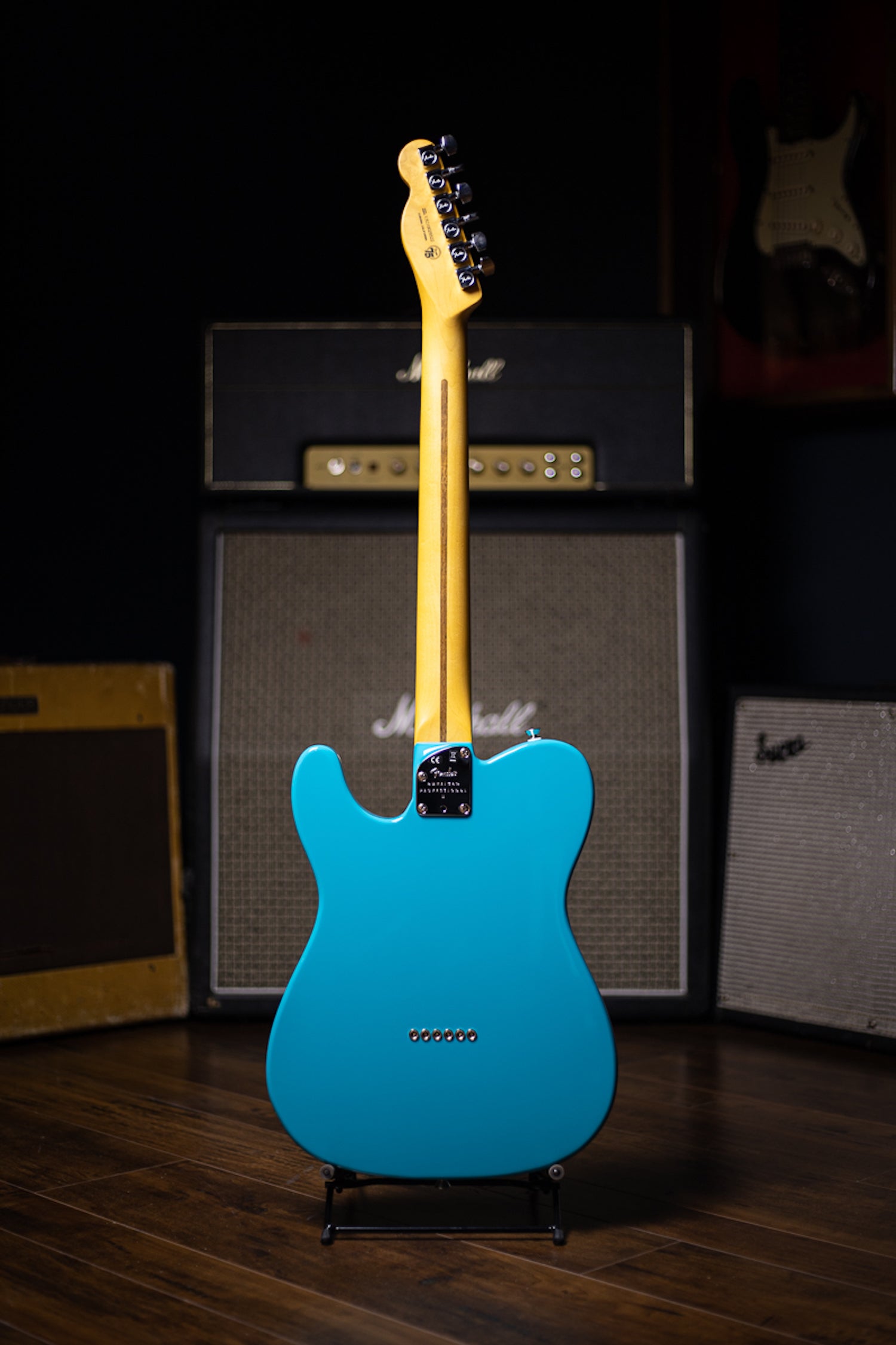 Fender American Professional II Telecaster Electric Guitar - Miami Blue