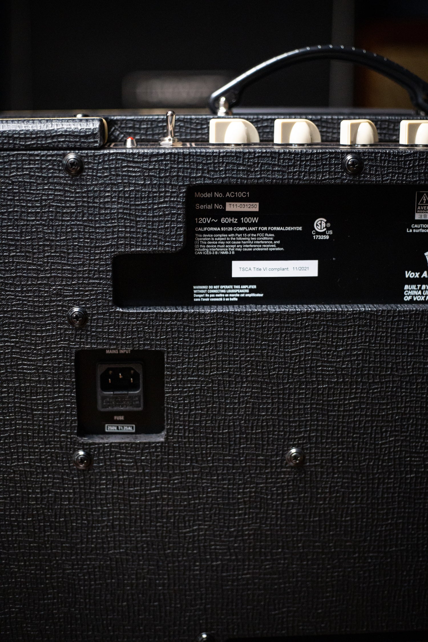 Vox AC10C1 1x10" 10-watt Tube Combo Amp