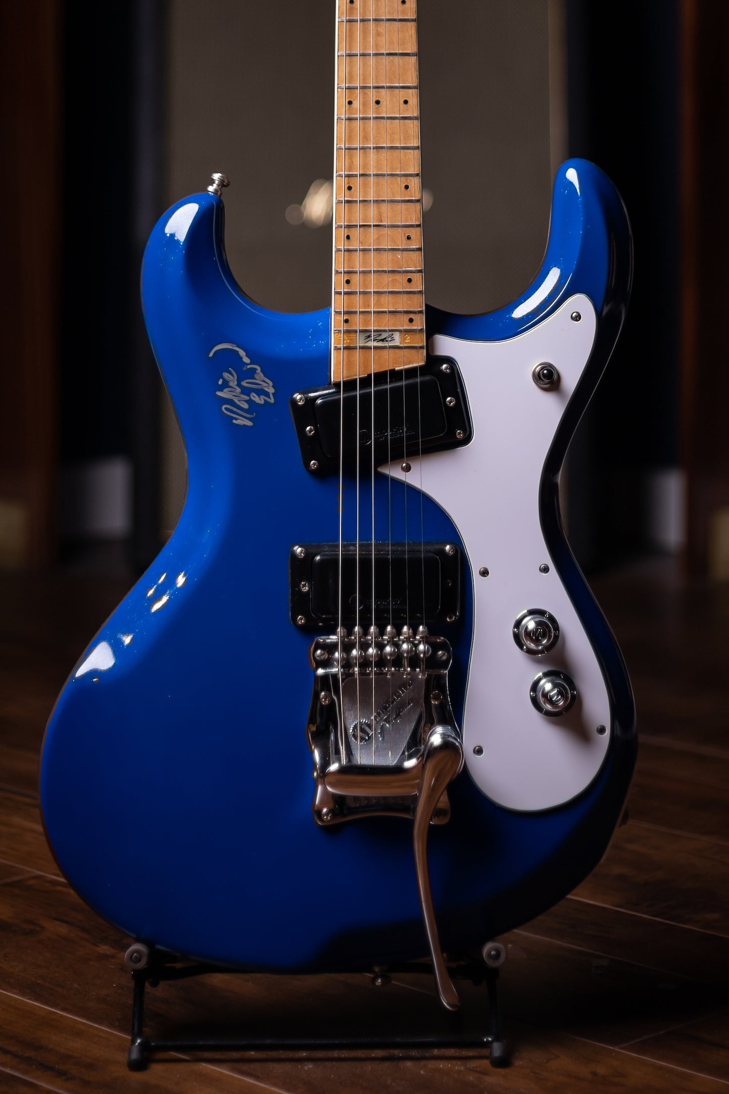 1993 Mosrite Ventures Model Electric Guitar - Blue Sparkle