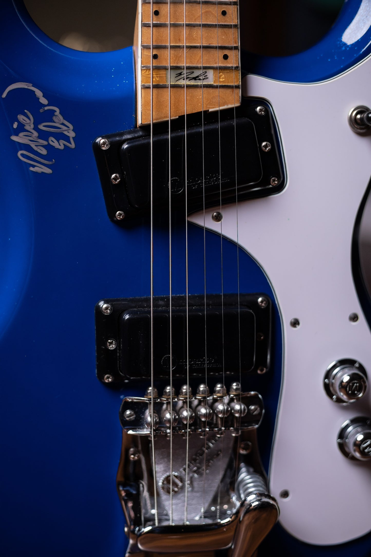 1993 Mosrite Ventures Model Electric Guitar - Blue Sparkle