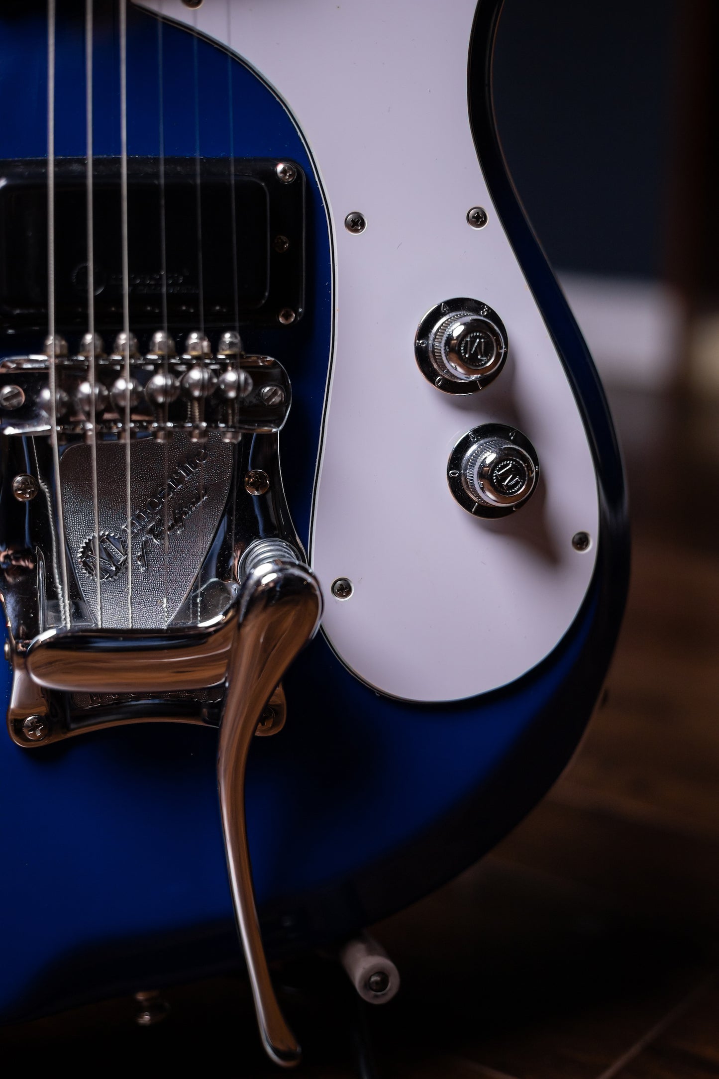 1993 Mosrite Ventures Model Electric Guitar - Blue Sparkle