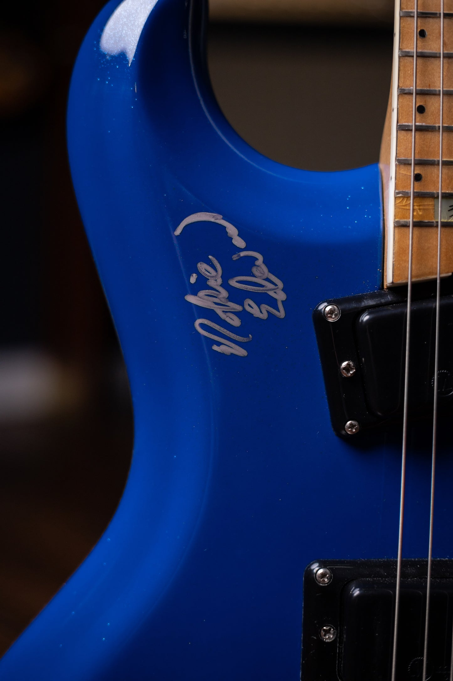 1993 Mosrite Ventures Model Electric Guitar - Blue Sparkle
