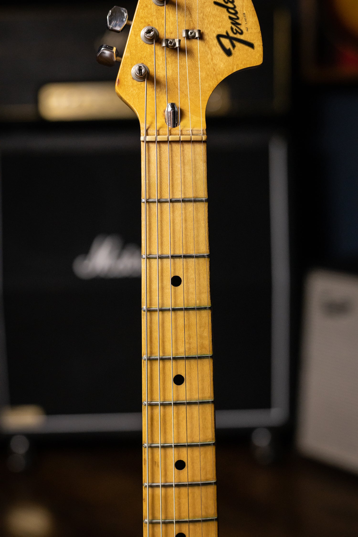 1974 Fender Hardtail Stratocaster Electric Guitar - Black