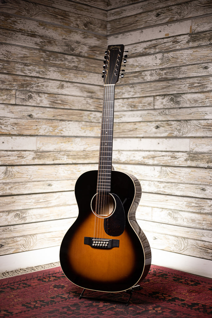 Martin Custom Shop FGL 00-14F Mahogany 12 String Acoustic Guitar - Sunburst