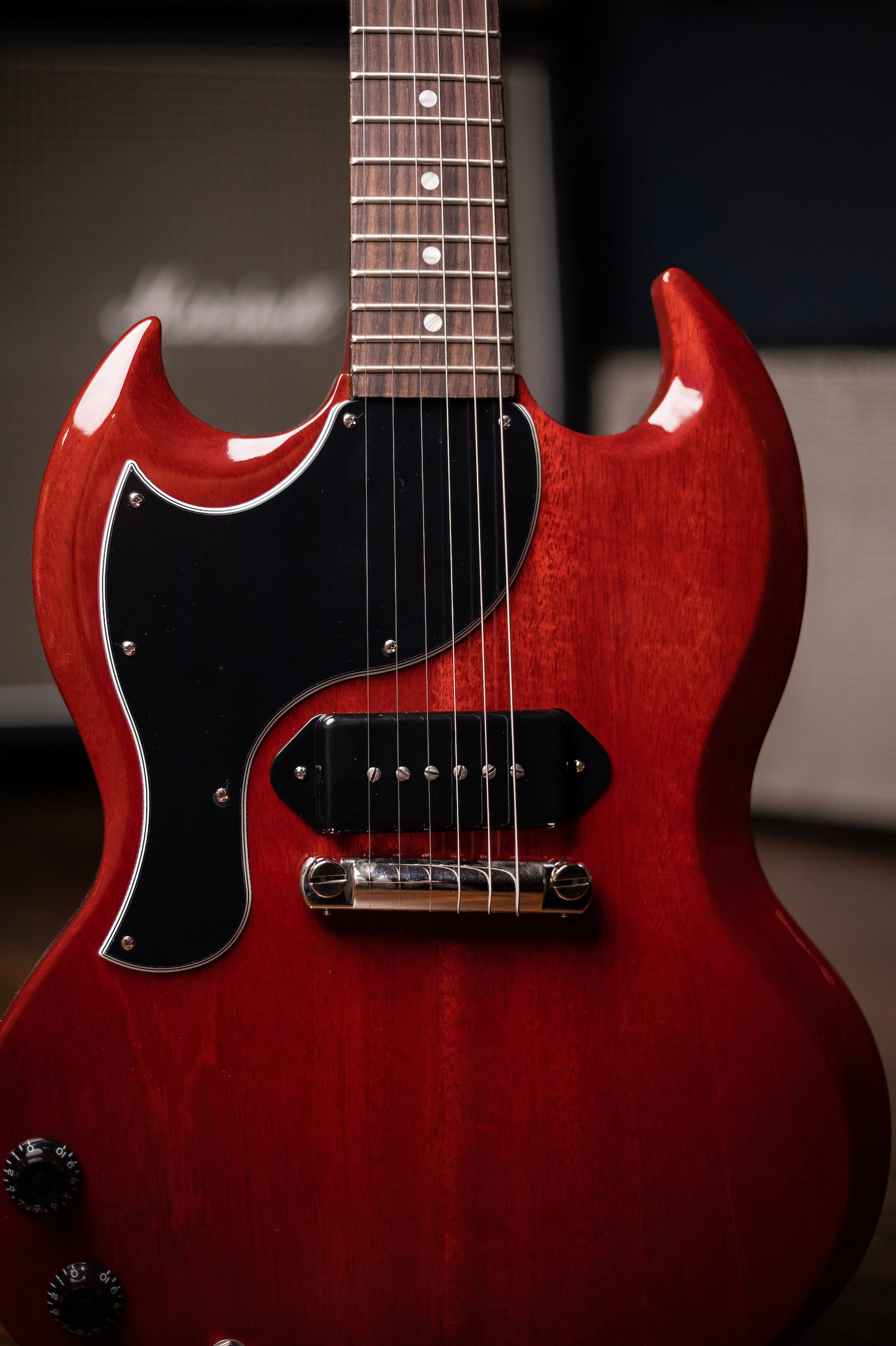 Gibson SG Junior Left-Handed Electric Guitar - Vintage Cherry