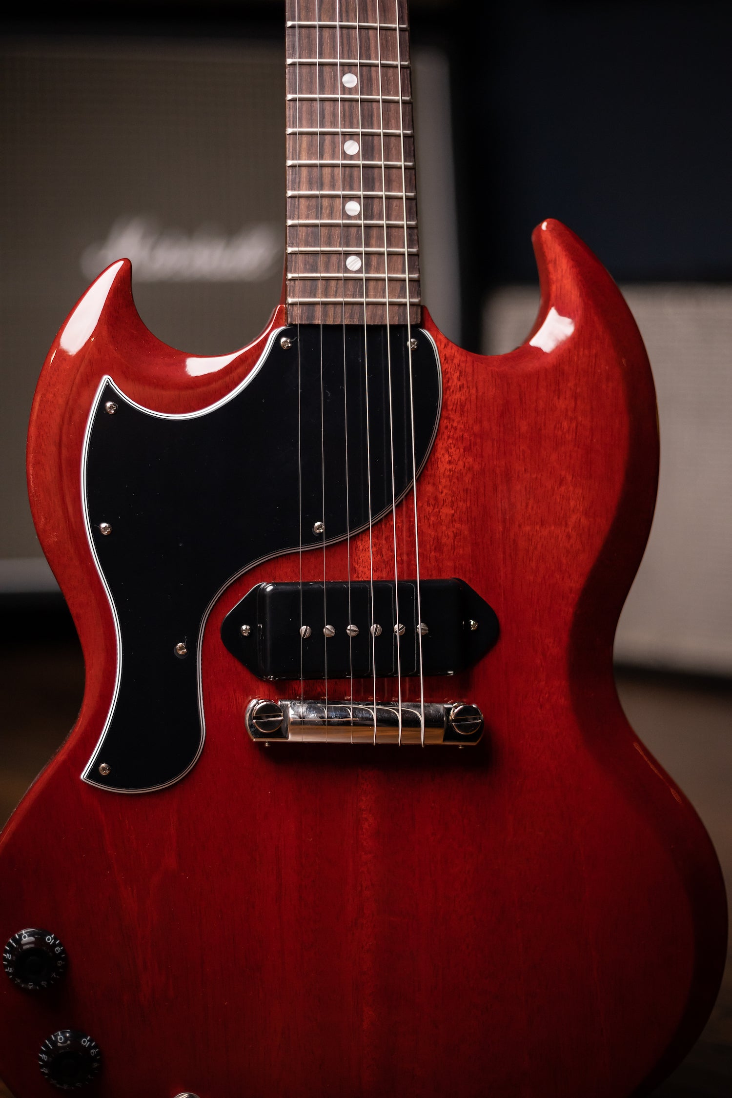 Gibson SG Junior Left-Handed Electric Guitar - Vintage Cherry