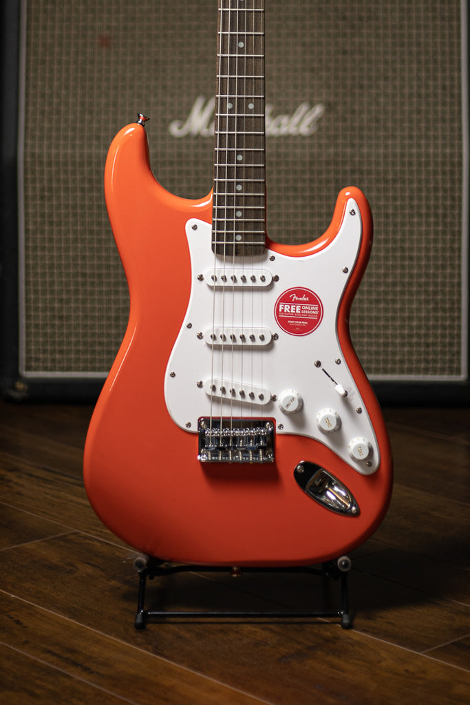 Squier Bullet Stratocaster HT Electric Guitar - Fiesta Red