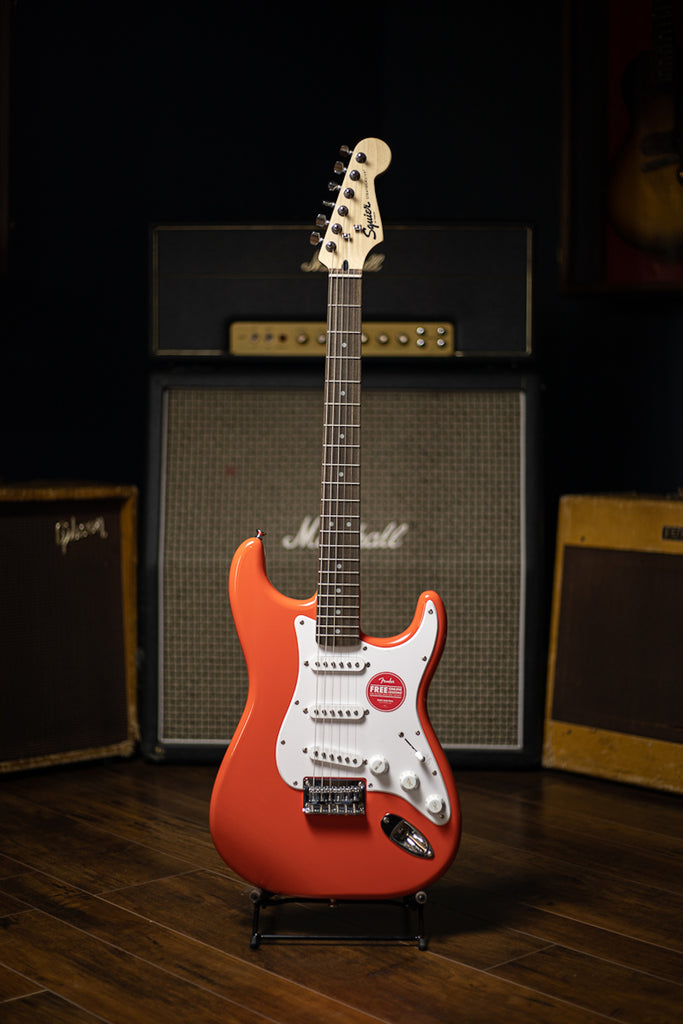 Squier Bullet Stratocaster HT Electric Guitar - Fiesta Red