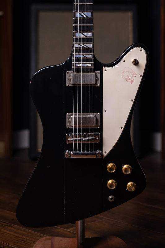 1965 Gibson Firebird Electric Guitar / Duane Roland / Molly Hatchet - Ebony (Refin)