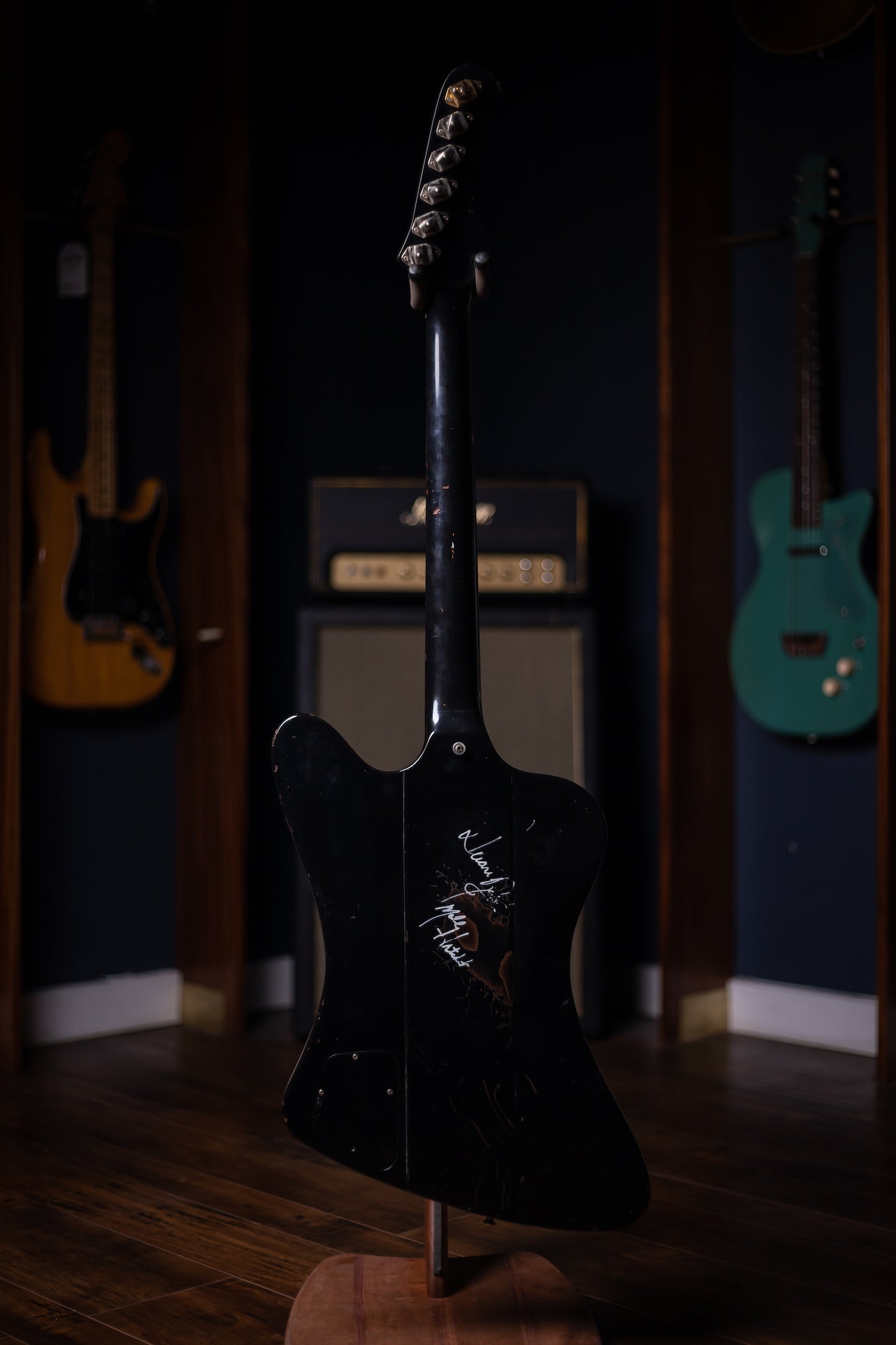 1965 Gibson Firebird Electric Guitar / Duane Roland / Molly Hatchet - Ebony (Refin)