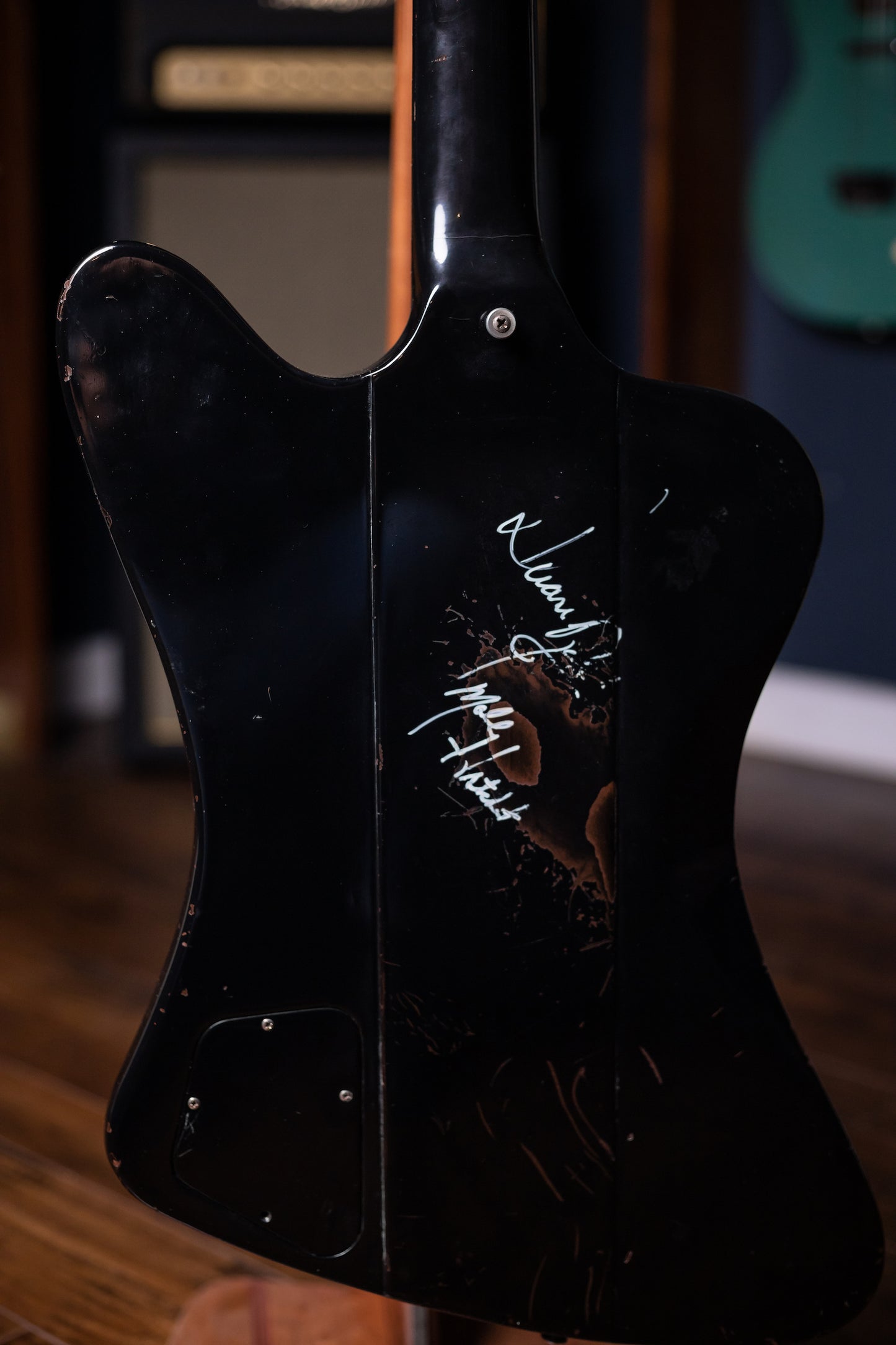 1965 Gibson Firebird Electric Guitar / Duane Roland / Molly Hatchet - Ebony (Refin)