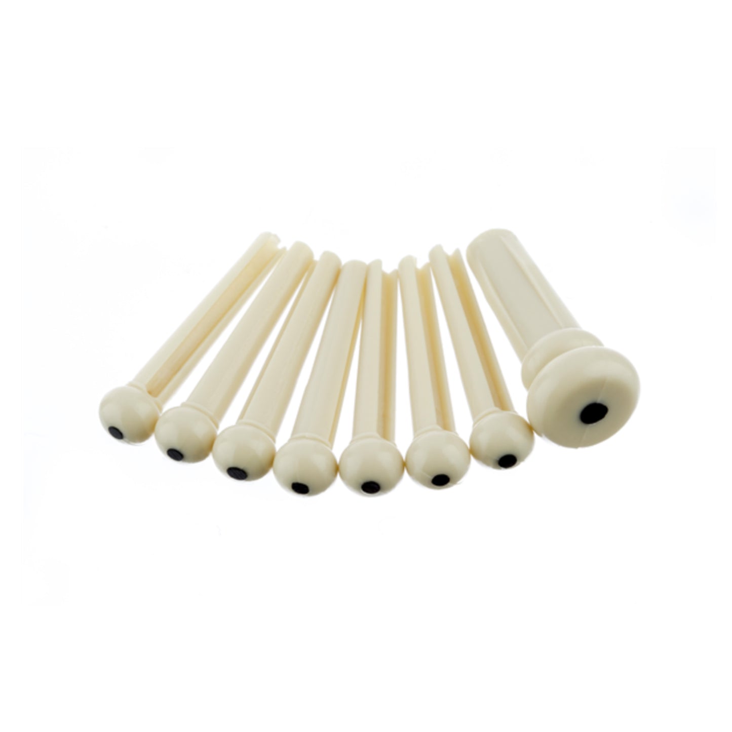 Fender Acoustic Bridge Pin Set - Ivory with Black Dots