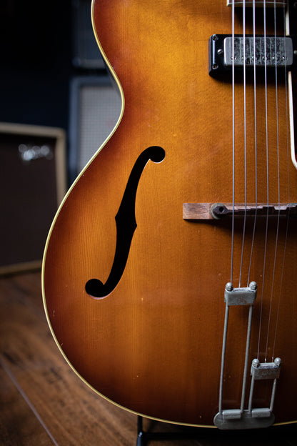 1964 Epiphone Triumph Electric Guitar - Tinted Dark Natural - Walt Grace Vintage