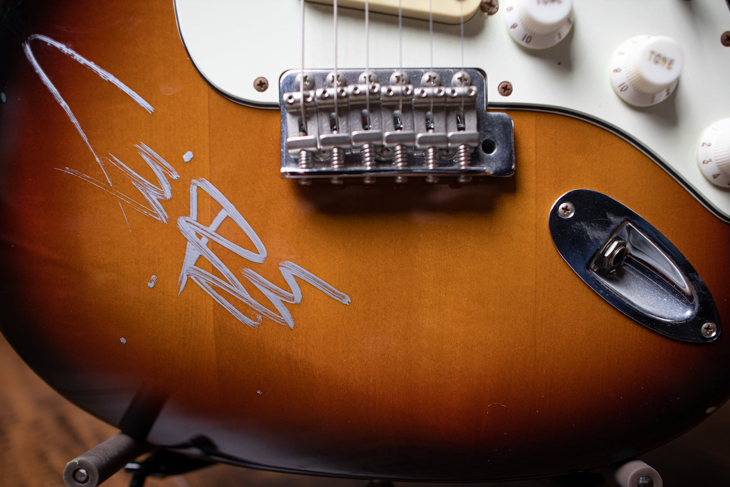 1990’s Fender Stratocaster Electric Guitar [Signed by Cream] - Sunburst - Walt Grace Vintage