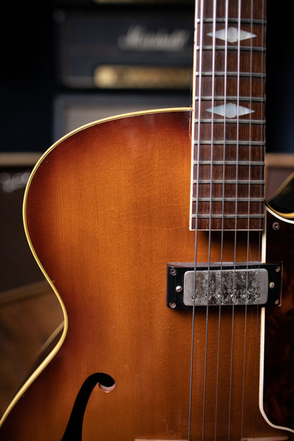 1964 Epiphone Triumph Electric Guitar - Tinted Dark Natural - Walt Grace Vintage