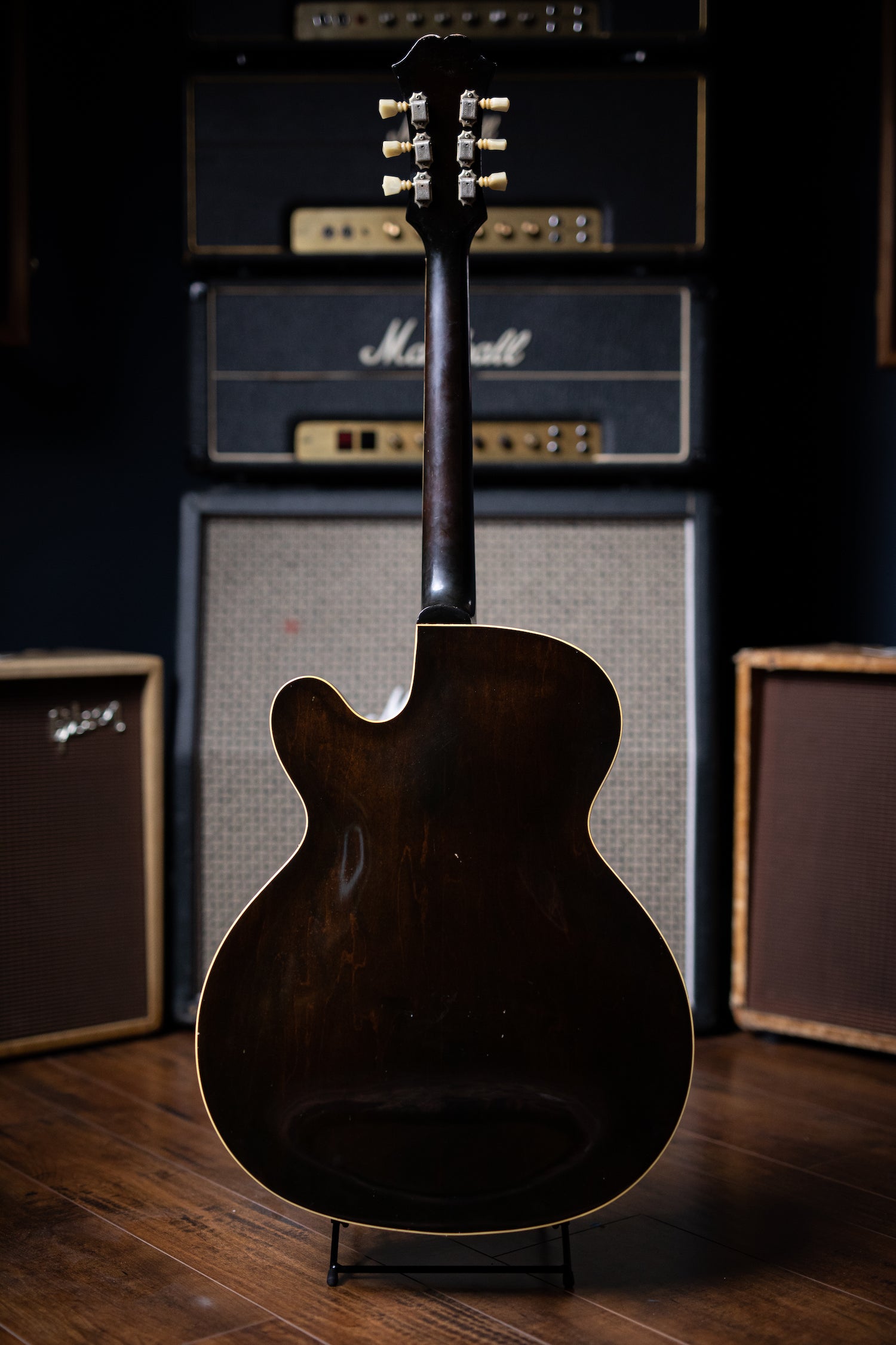 1964 Epiphone Triumph Electric Guitar - Tinted Dark Natural - Walt Grace Vintage