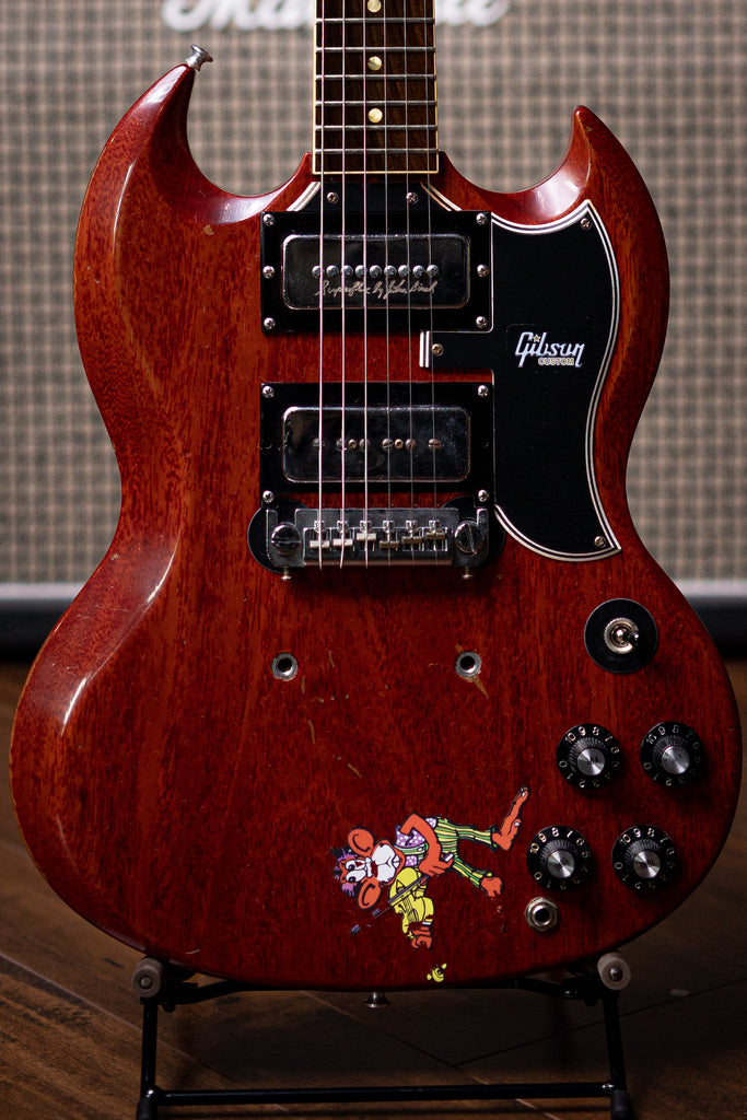 Gibson Tony Iommi "Monkey" 1964 SG Special Replica Right Handed Electric Guitar - Aged Cherry - Walt Grace Vintage