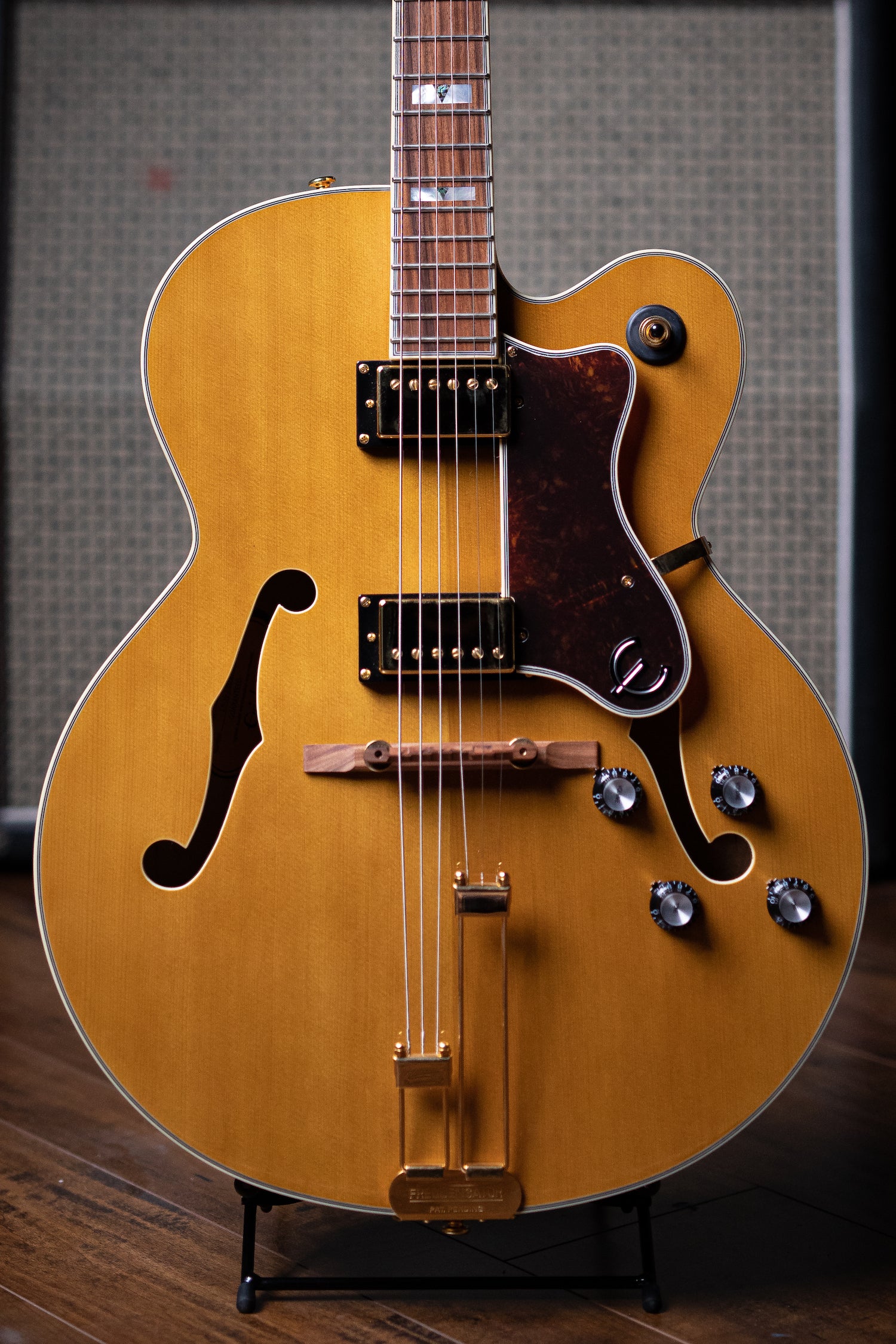 Epiphone Broadway Hollowbody Electric Guitar - Vintage Natural - Walt Grace Vintage