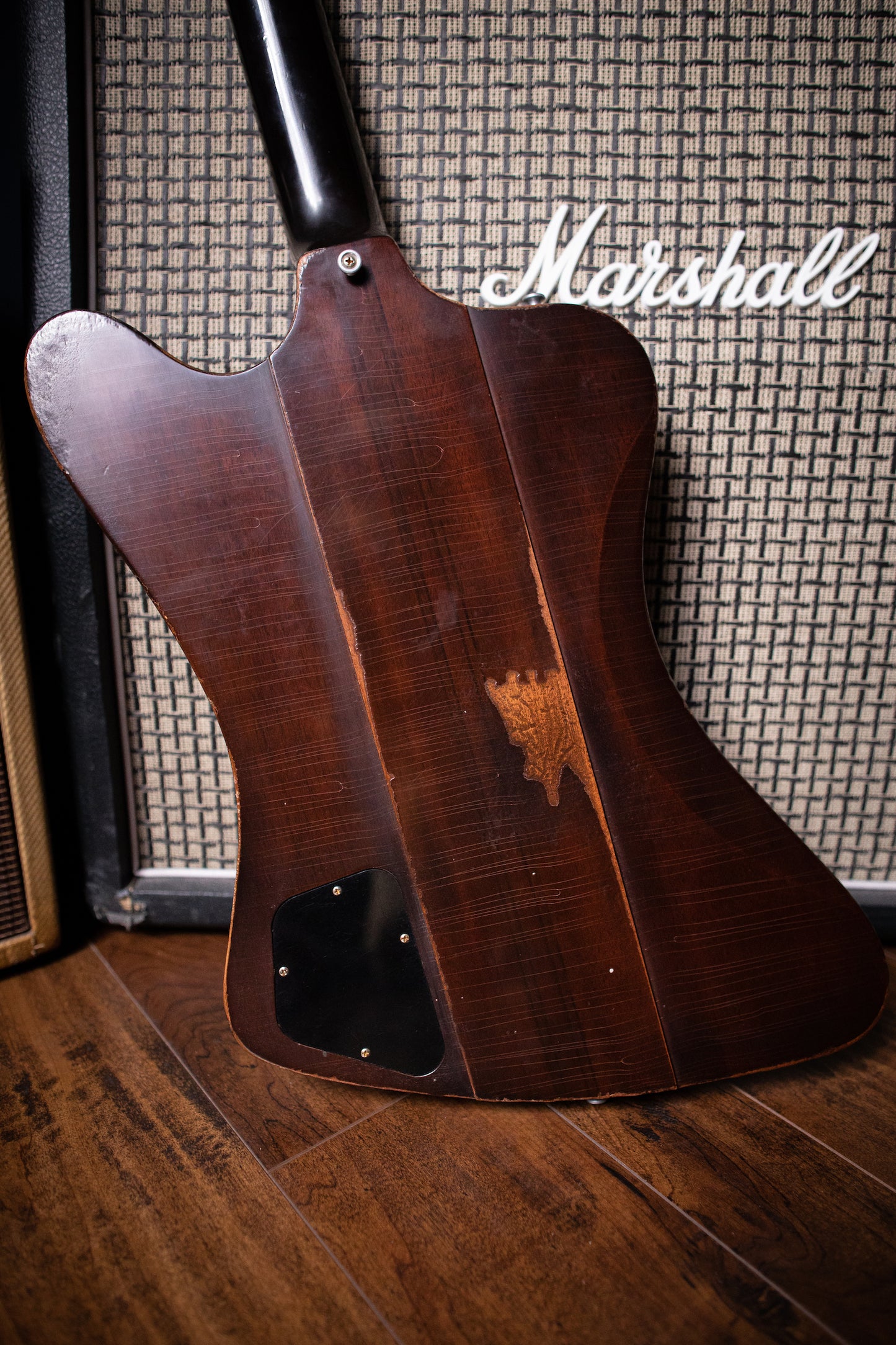 2009 Gibson Custom Shop Signature Johnny Winter '63 Firebird V Aged Electric Guitar - Vintage Sunburst - Walt Grace Vintage