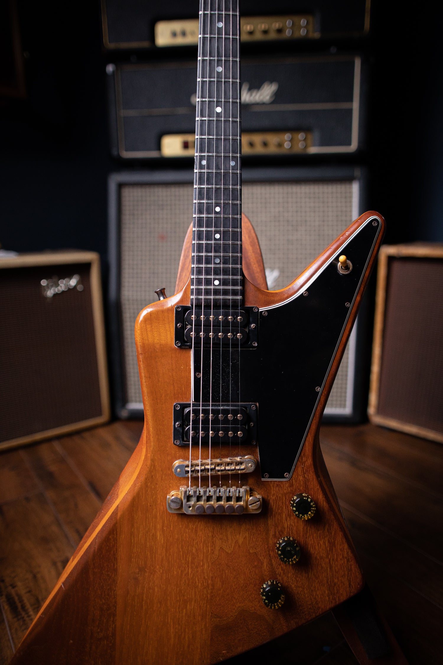 1980 Gibson Explorer E2 Electric Guitar - Natural - Walt Grace Vintage