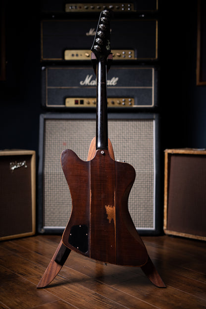 2009 Gibson Custom Shop Signature Johnny Winter '63 Firebird V Aged Electric Guitar - Vintage Sunburst - Walt Grace Vintage