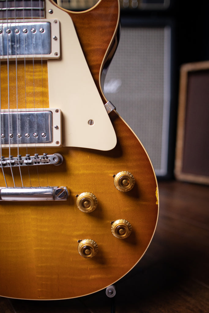 2018 Gibson Custom Shop 1958 Les Paul Reissue R8 Electric Guitar - Lemon Burst - Walt Grace Vintage