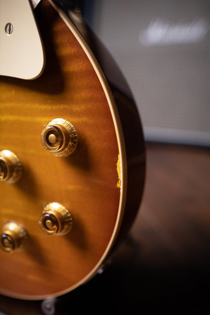 2018 Gibson Custom Shop 1958 Les Paul Reissue R8 Electric Guitar - Lemon Burst - Walt Grace Vintage