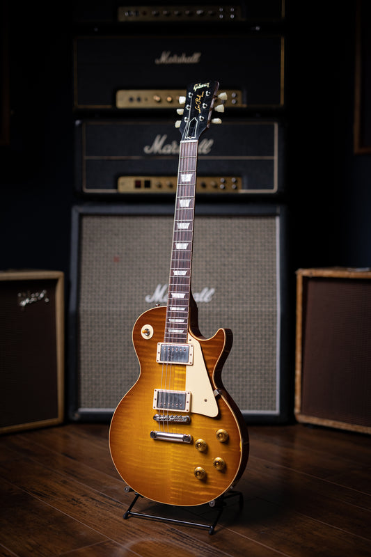 2018 Gibson Custom Shop 1958 Les Paul Reissue R8 Electric Guitar - Lemon Burst - Walt Grace Vintage