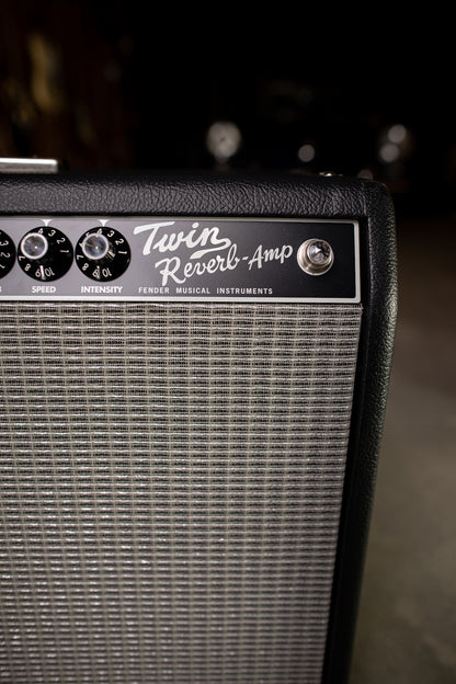 Fender Tone Master Twin Reverb 200 Watt 2x12” Combo Amp - Black - Walt Grace Vintage