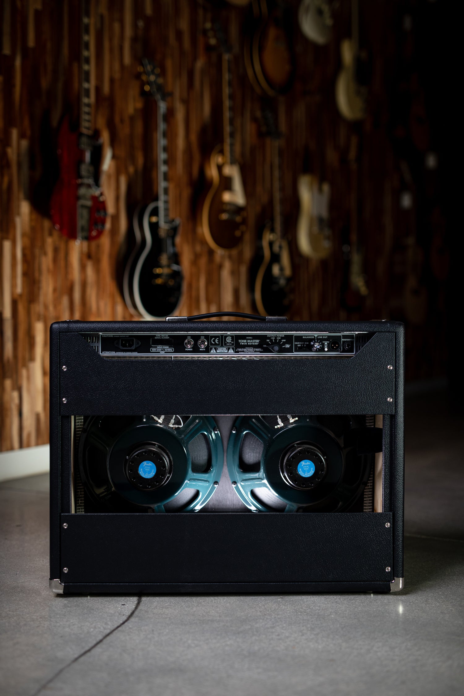 Fender Tone Master Twin Reverb 200 Watt 2x12” Combo Amp - Black - Walt Grace Vintage