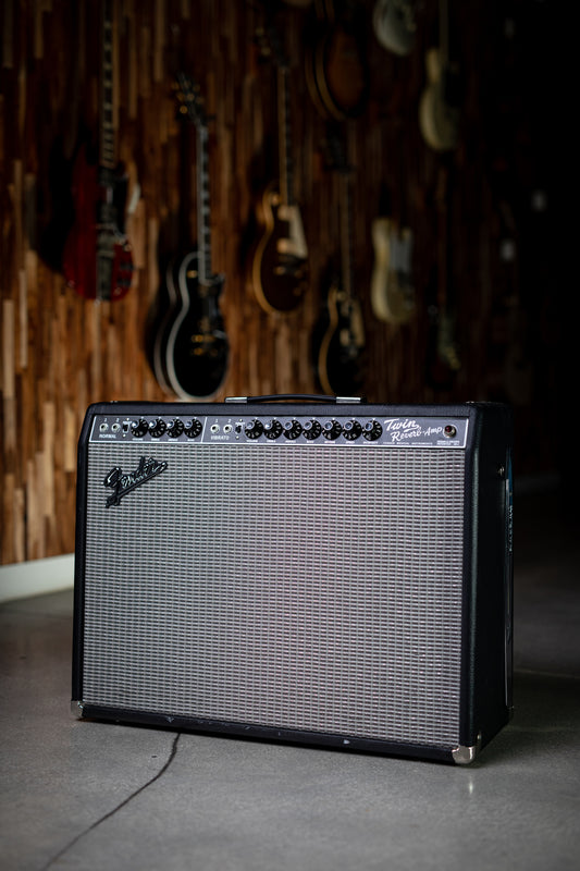 Used Fender Twin Reverb Reissue Combo Amp - Black - Walt Grace Vintage