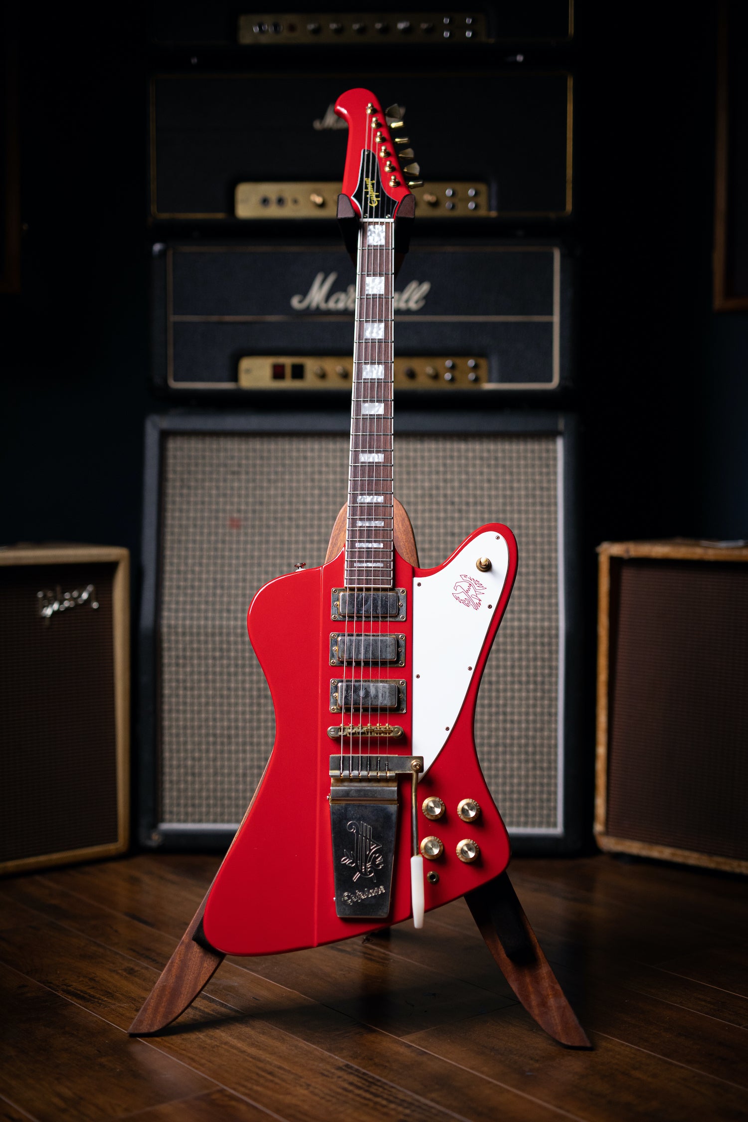 2002 Epiphone Firebird VII Electric Guitar - Red - Walt Grace Vintage