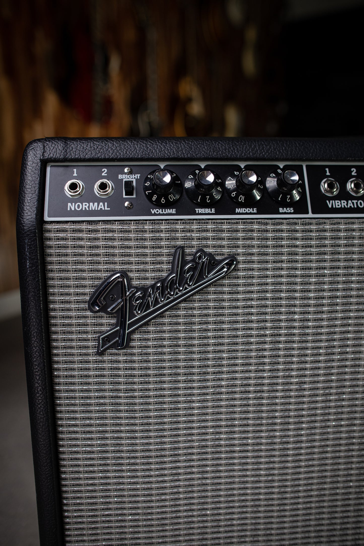 Used Fender Twin Reverb Reissue Combo Amp - Black - Walt Grace Vintage