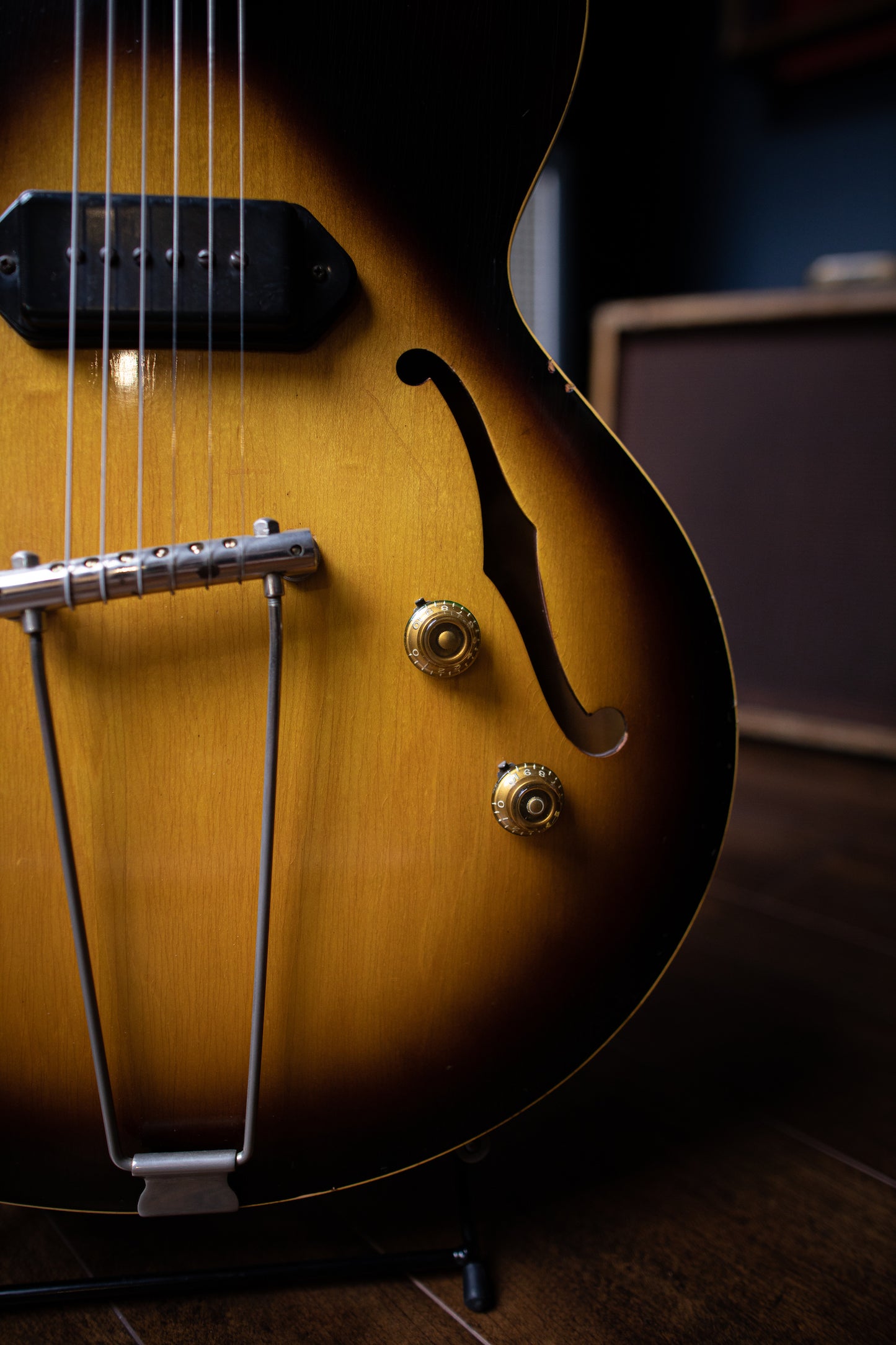 1955 Gibson ES-225T Electric Guitar - Sunburst - Walt Grace Vintage