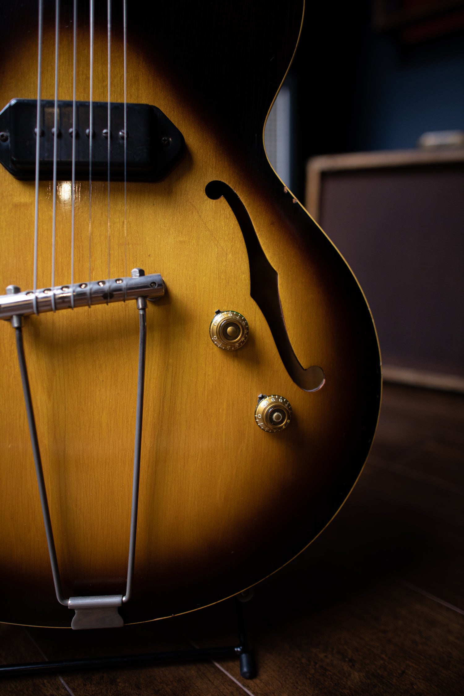 1955 Gibson ES-225T Electric Guitar - Sunburst - Walt Grace Vintage
