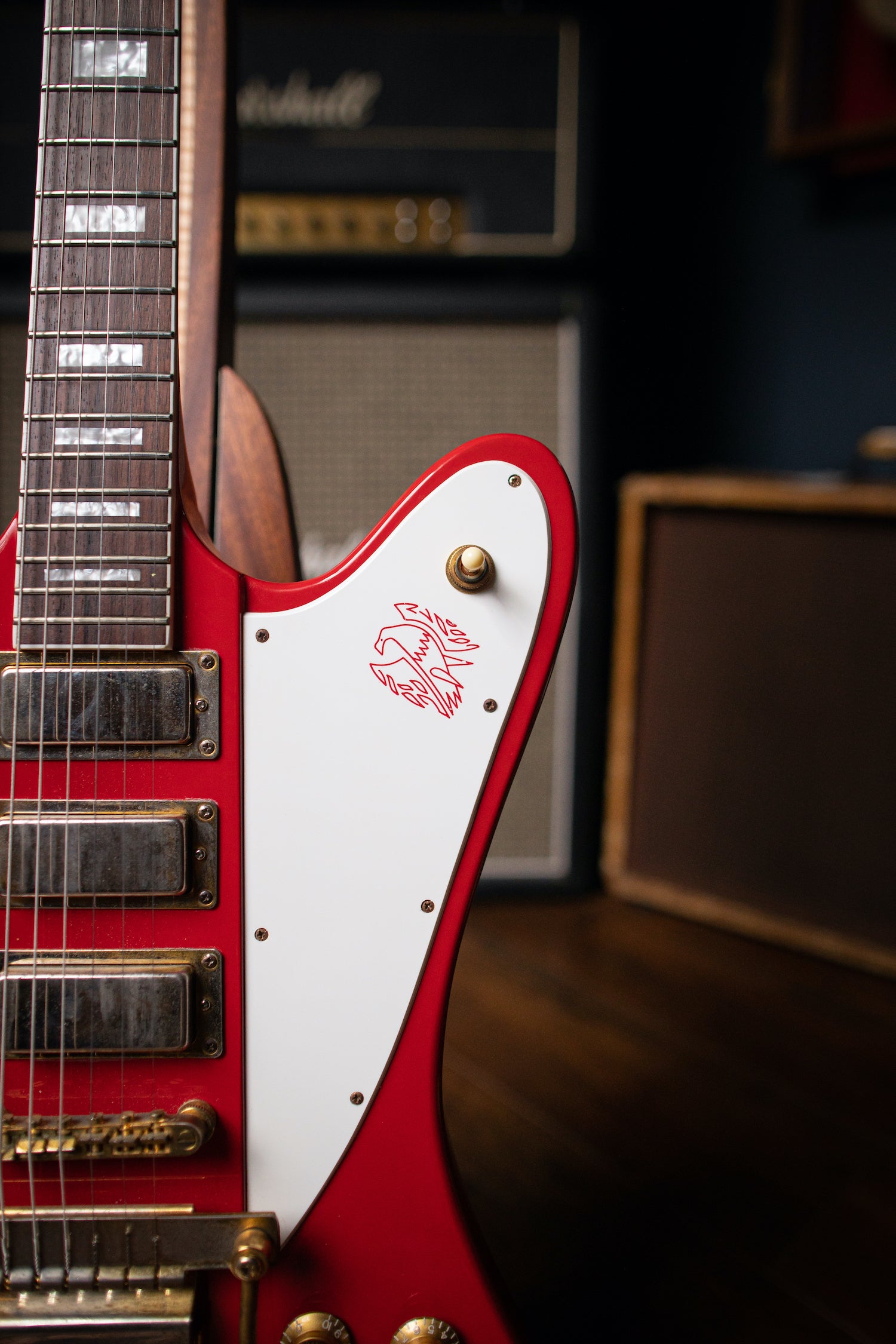 2002 Epiphone Firebird VII Electric Guitar - Red – Walt Grace Vintage
