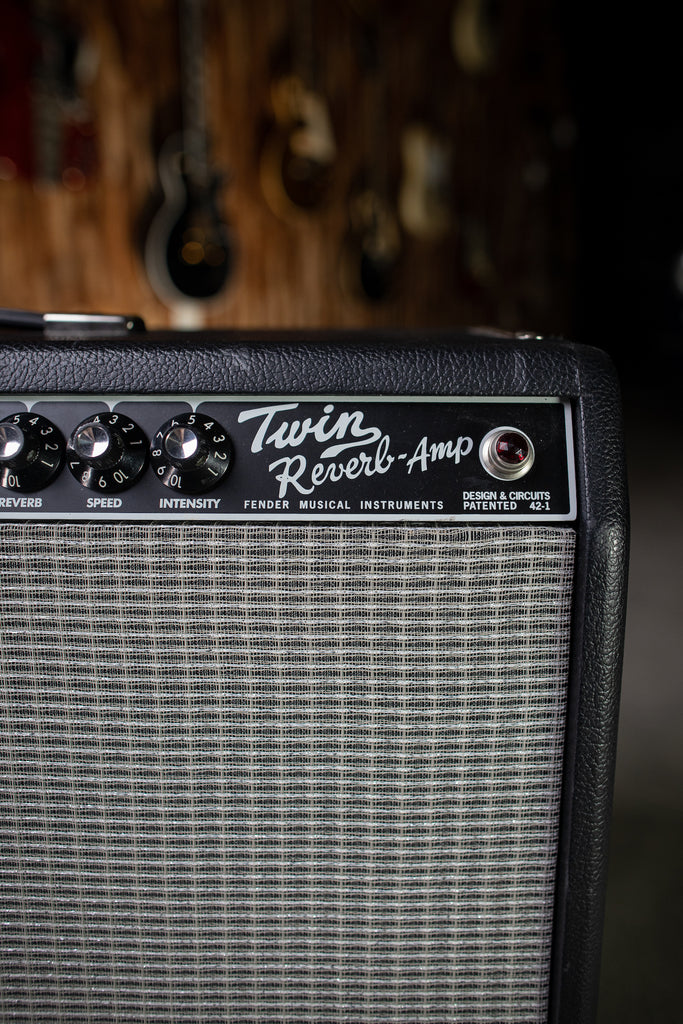 Used Fender Twin Reverb Reissue Combo Amp - Black - Walt Grace Vintage
