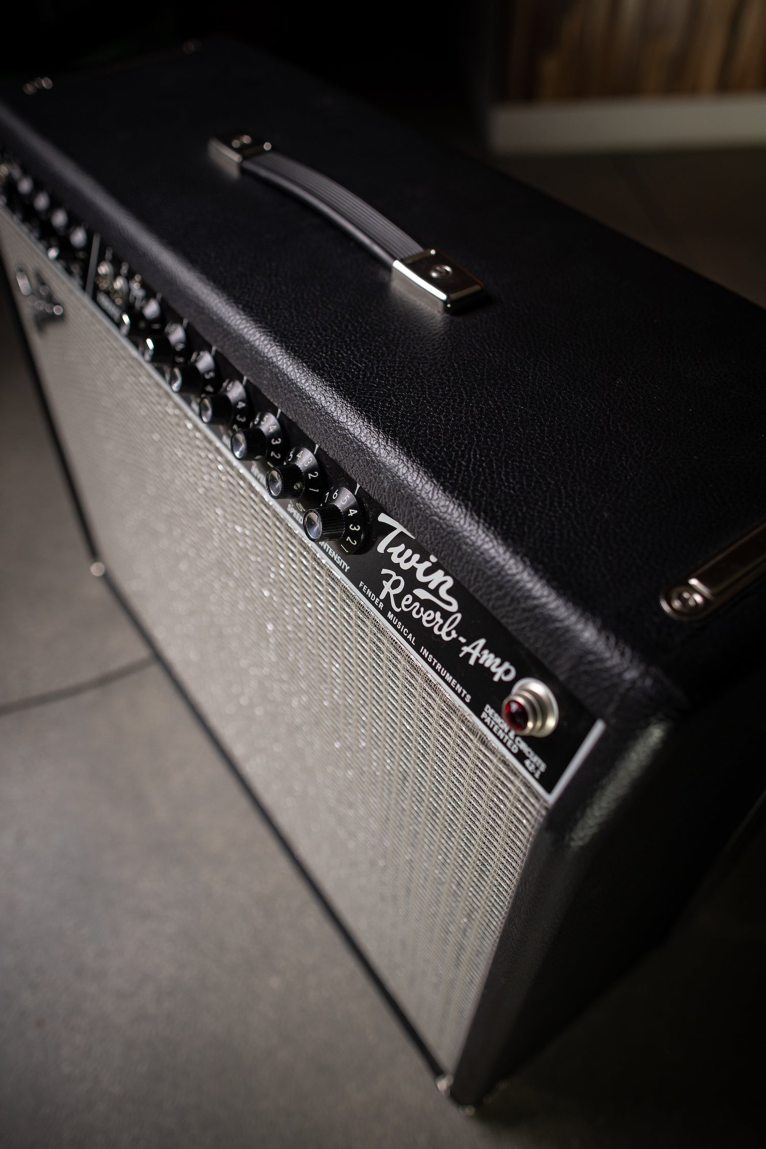 Used Fender Twin Reverb Reissue Combo Amp - Black - Walt Grace Vintage