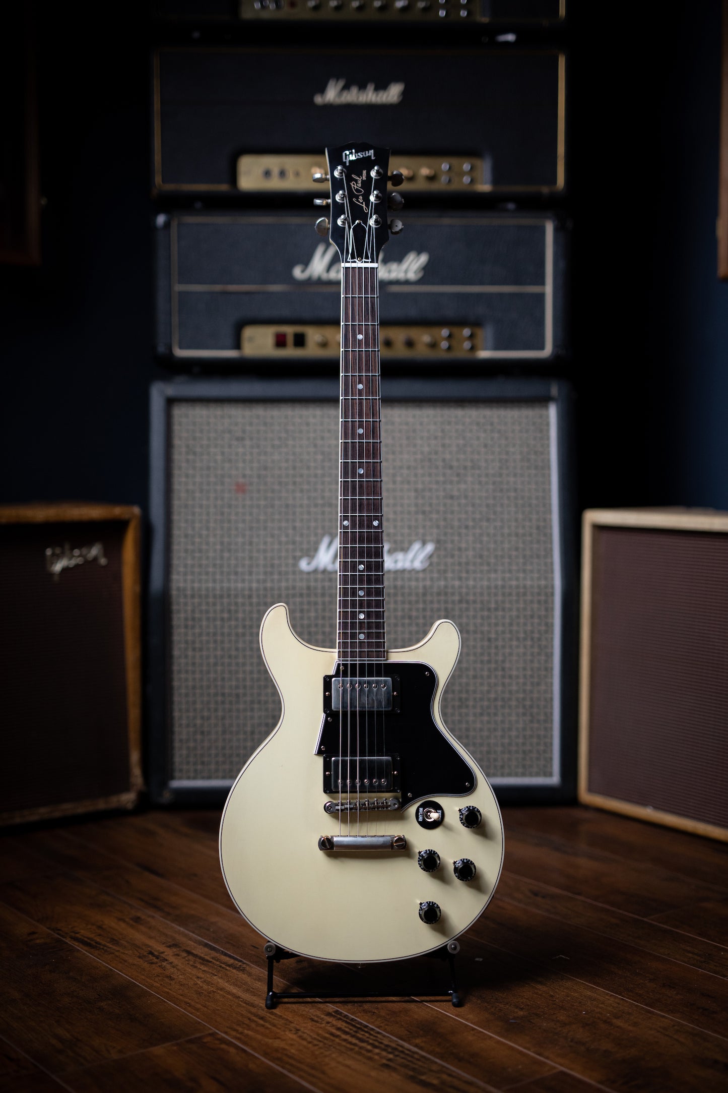 Gibson Custom Shop Les Paul Special Double Cut Electric Guitar - VOS Classic White - Walt Grace Vintage