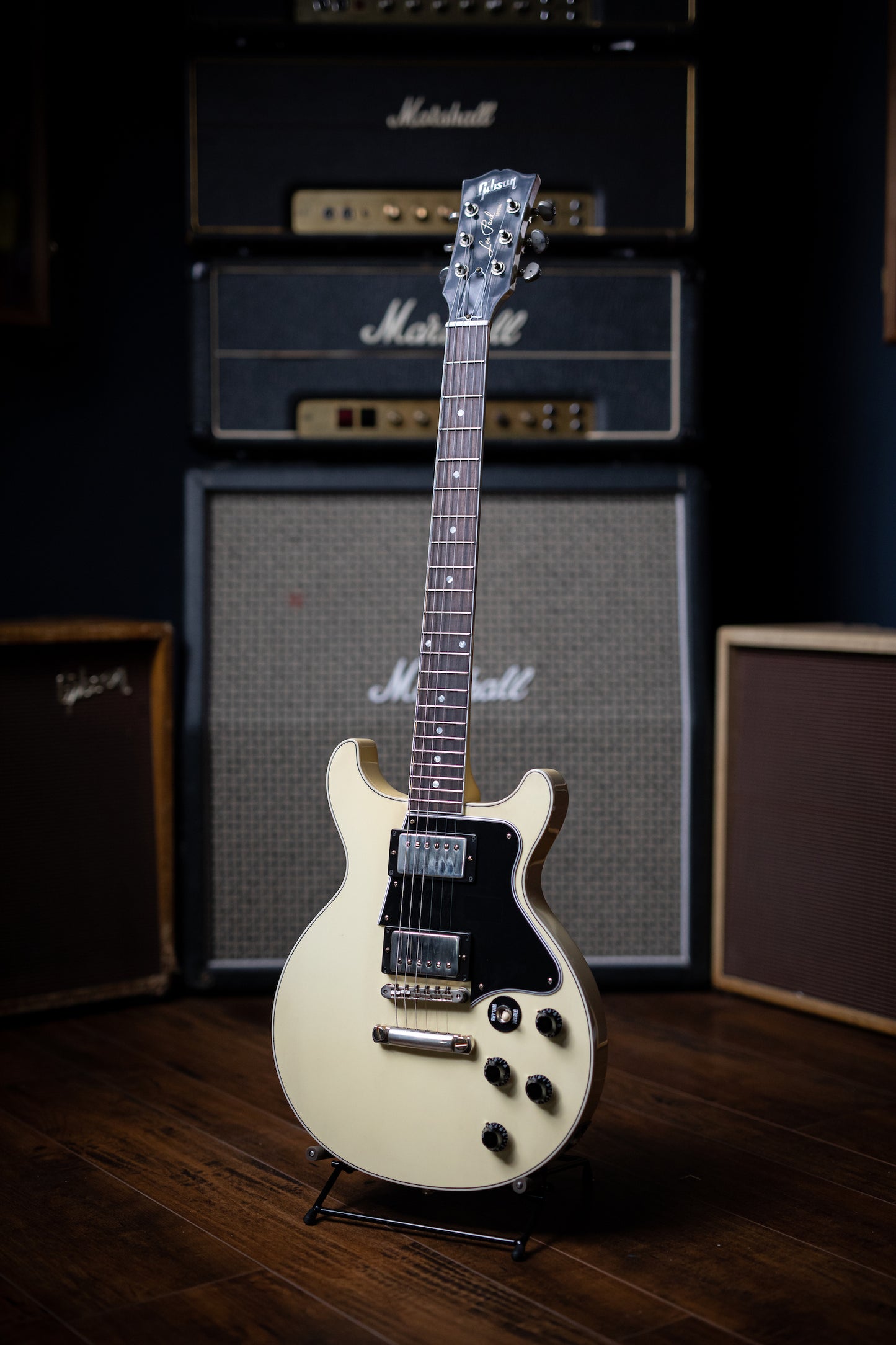 Gibson Custom Shop Les Paul Special Double Cut Electric Guitar - VOS Classic White - Walt Grace Vintage