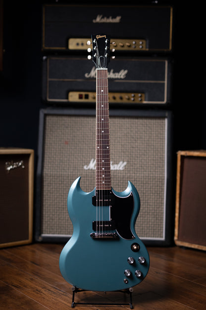 Gibson SG Special Electric Guitar - Faded Pelham Blue - Walt Grace Vintage
