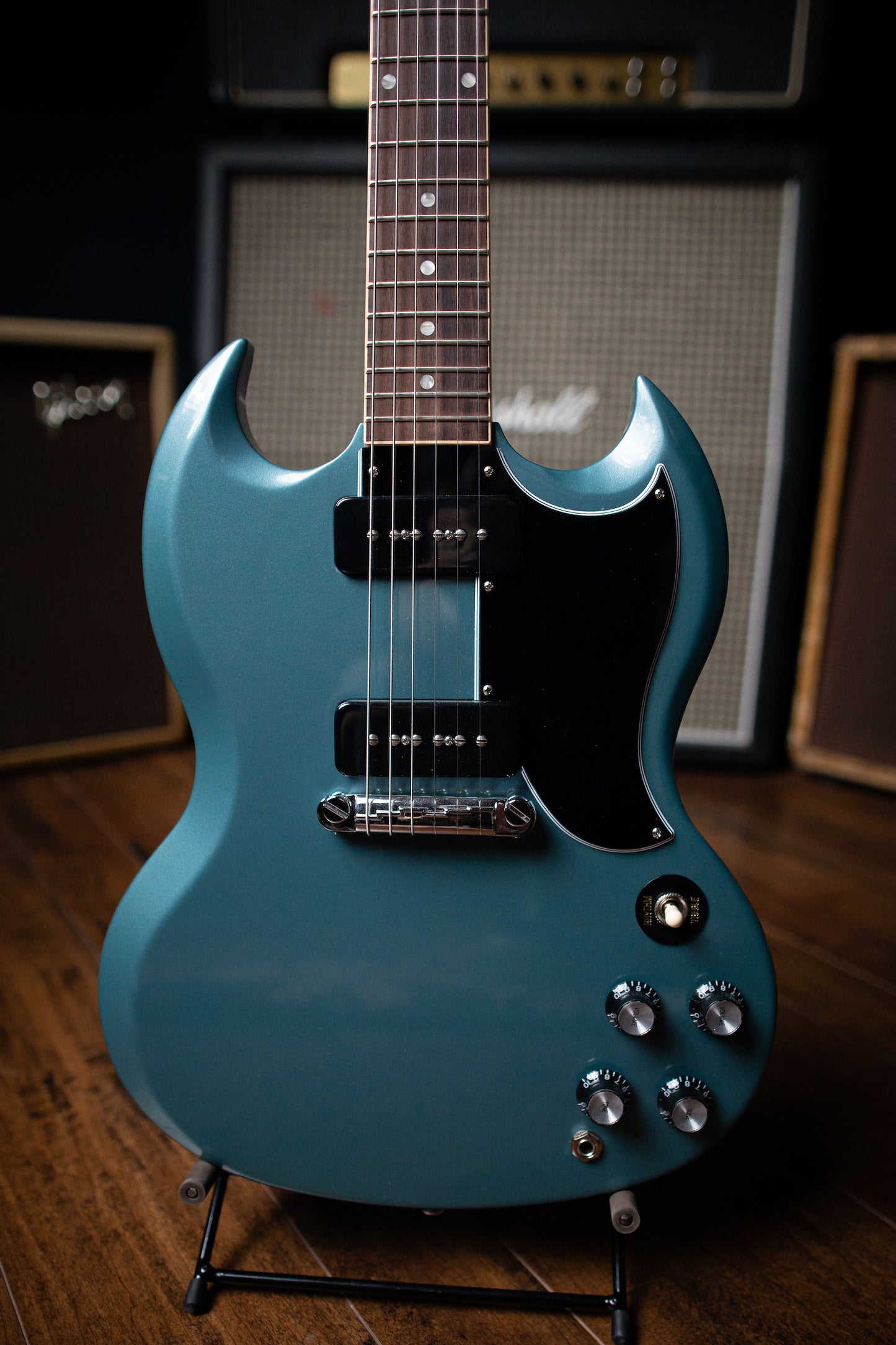 Gibson SG Special Electric Guitar - Faded Pelham Blue - Walt Grace Vintage
