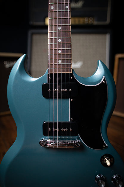 Gibson SG Special Electric Guitar - Faded Pelham Blue - Walt Grace Vintage