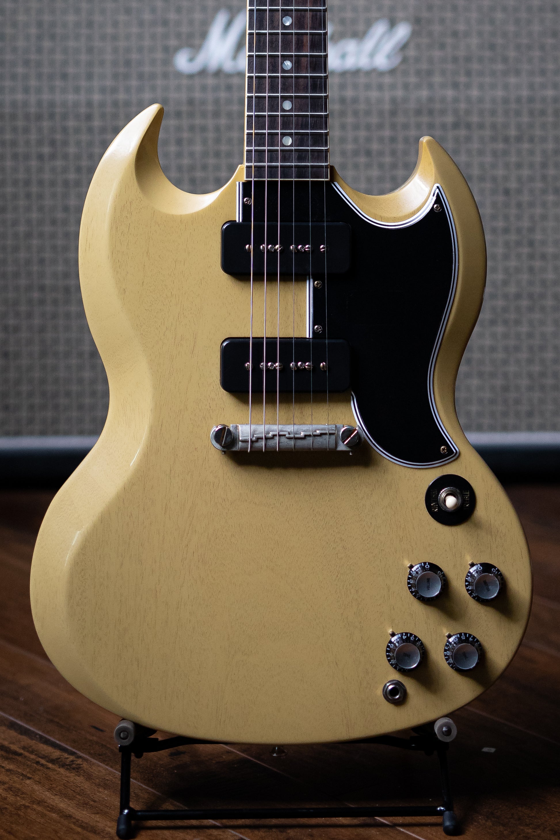 Gibson Custom Shop '63 SG Special Reissue Electric Guitar - VOS TV Yellow - Walt Grace Vintage
