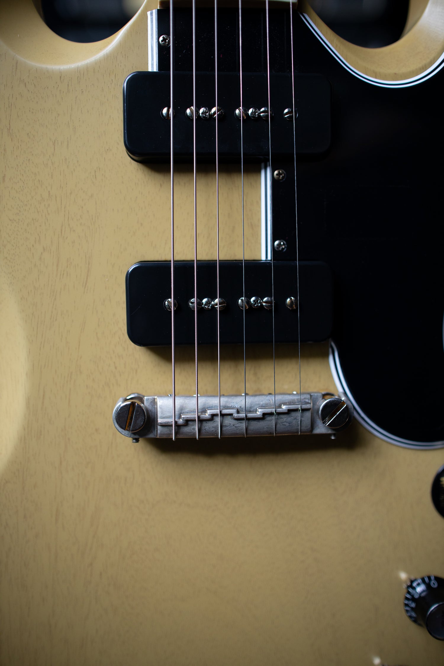 Gibson Custom Shop '63 SG Special Reissue Electric Guitar - VOS TV Yellow - Walt Grace Vintage