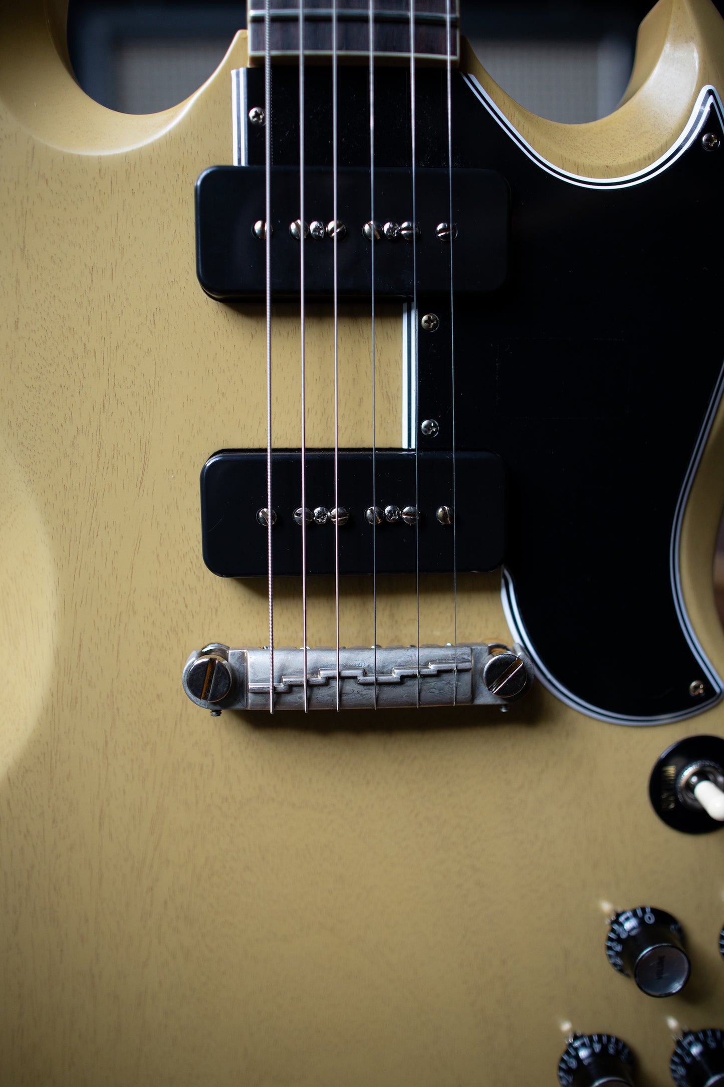 Gibson Custom Shop '63 SG Special Reissue Electric Guitar - VOS TV Yellow - Walt Grace Vintage
