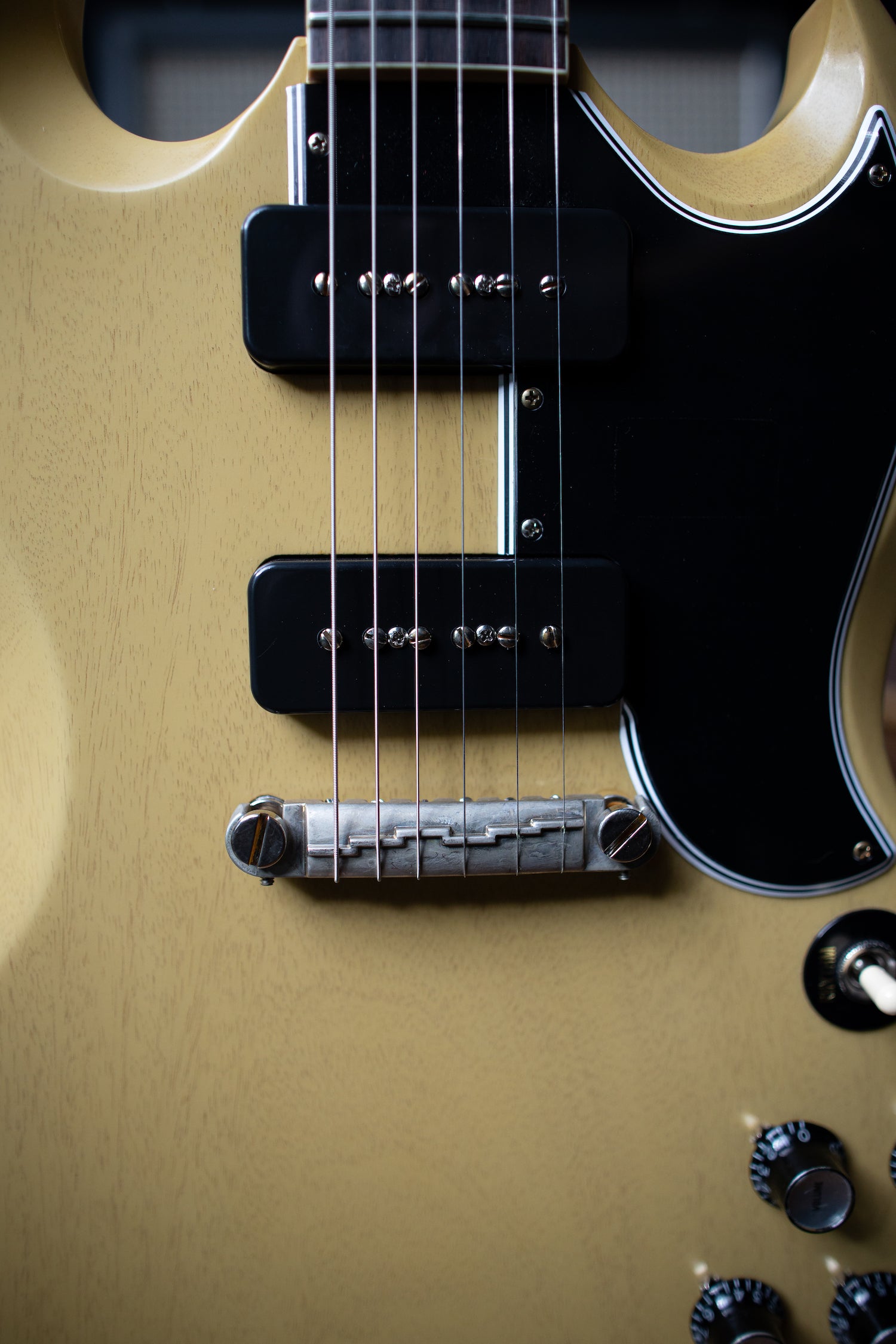 Gibson Custom Shop '63 SG Special Reissue Electric Guitar - VOS TV Yellow - Walt Grace Vintage